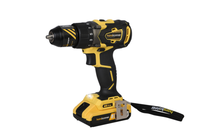 Аккумуляторный шуруповерт Hanskonner HCD1865BL